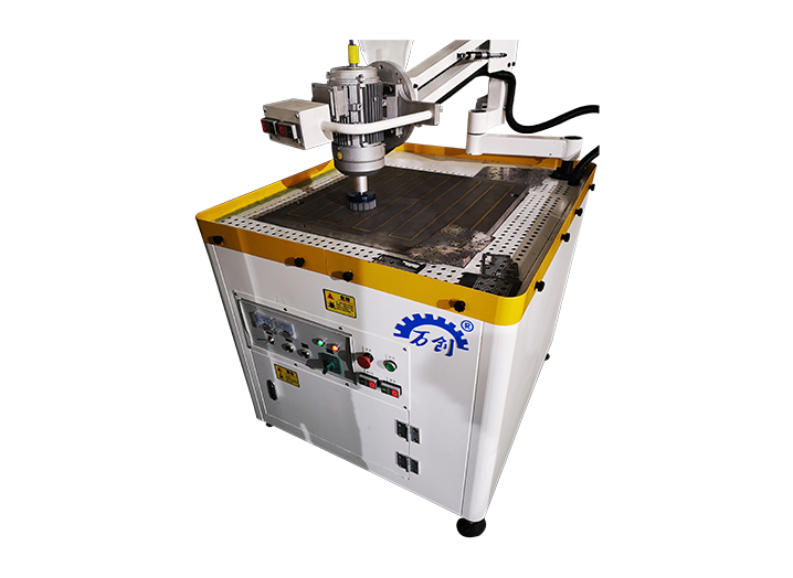 Benchtop polishing and deburring machine